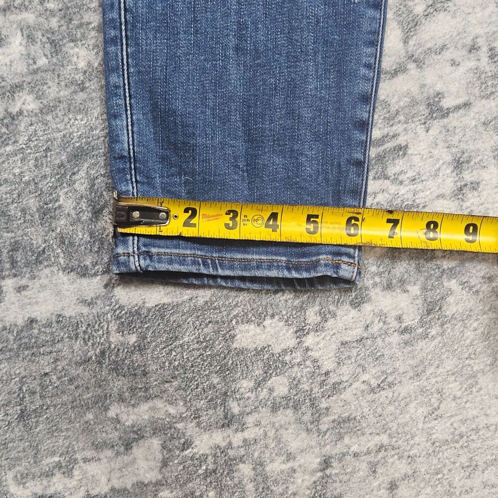 G Star Raw Jeans Mens 31x30 Blue Denim Slim Button Fly Light Wash Stretch 3301 - Picture 9 of 15